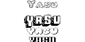 Coloriage Yasu