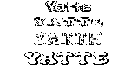 Coloriage Yatte