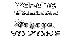 Coloriage Yazane