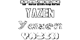 Coloriage Yazen