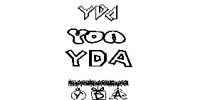 Coloriage Yda