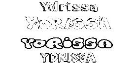 Coloriage Ydrissa