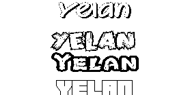 Coloriage Yelan