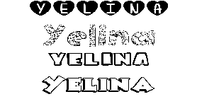 Coloriage Yelina