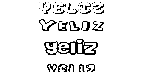 Coloriage Yeliz