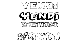 Coloriage Yendi