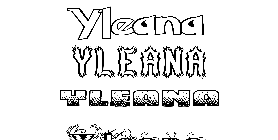 Coloriage Yleana