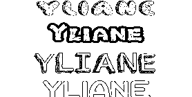 Coloriage Yliane