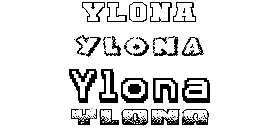 Coloriage Ylona