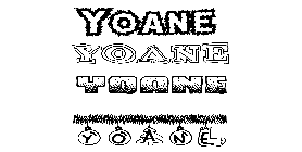 Coloriage Yoane