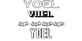 Coloriage Yoel