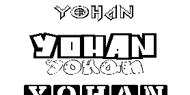 Coloriage Yohan