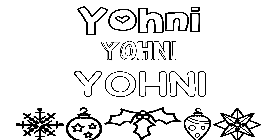 Coloriage Yohni