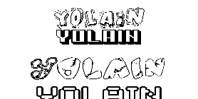 Coloriage Yolain