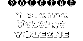 Coloriage Yoleine