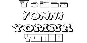 Coloriage Yomna