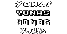 Coloriage Yonas