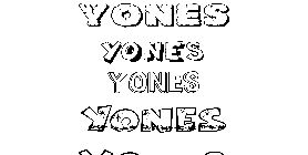 Coloriage Yones