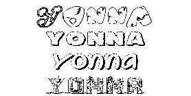 Coloriage Yonna