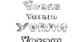 Coloriage Yoram