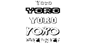 Coloriage Yoro