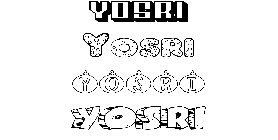 Coloriage Yosri