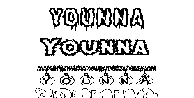 Coloriage Younna