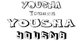Coloriage Yousna