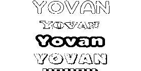 Coloriage Yovan