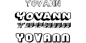 Coloriage Yovann