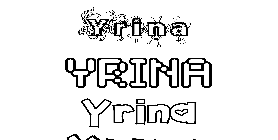 Coloriage Yrina