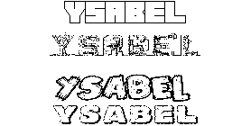 Coloriage Ysabel