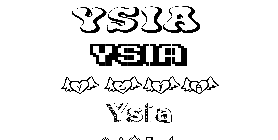 Coloriage Ysia