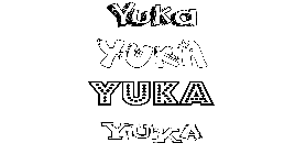 Coloriage Yuka