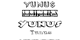 Coloriage Yunus