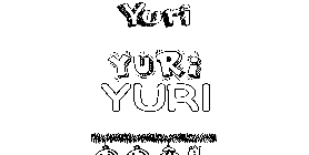 Coloriage Yuri