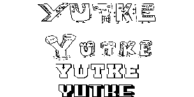 Coloriage Yutke