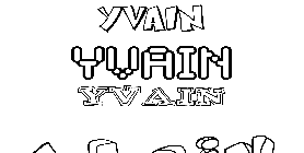 Coloriage Yvain