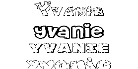 Coloriage Yvanie