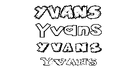 Coloriage Yvans