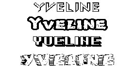 Coloriage Yveline