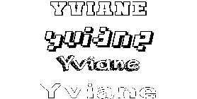 Coloriage Yviane