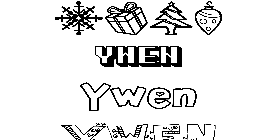 Coloriage Ywen