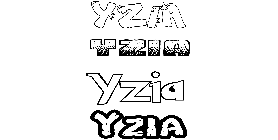 Coloriage Yzia