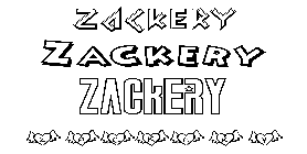 Coloriage Zackery