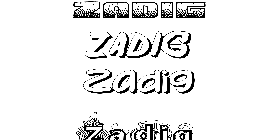 Coloriage Zadig