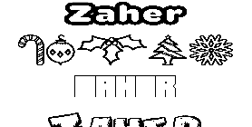 Coloriage Zaher