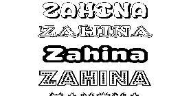 Coloriage Zahina