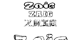 Coloriage Zaig