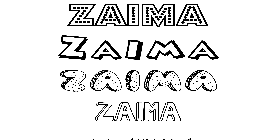 Coloriage Zaima
